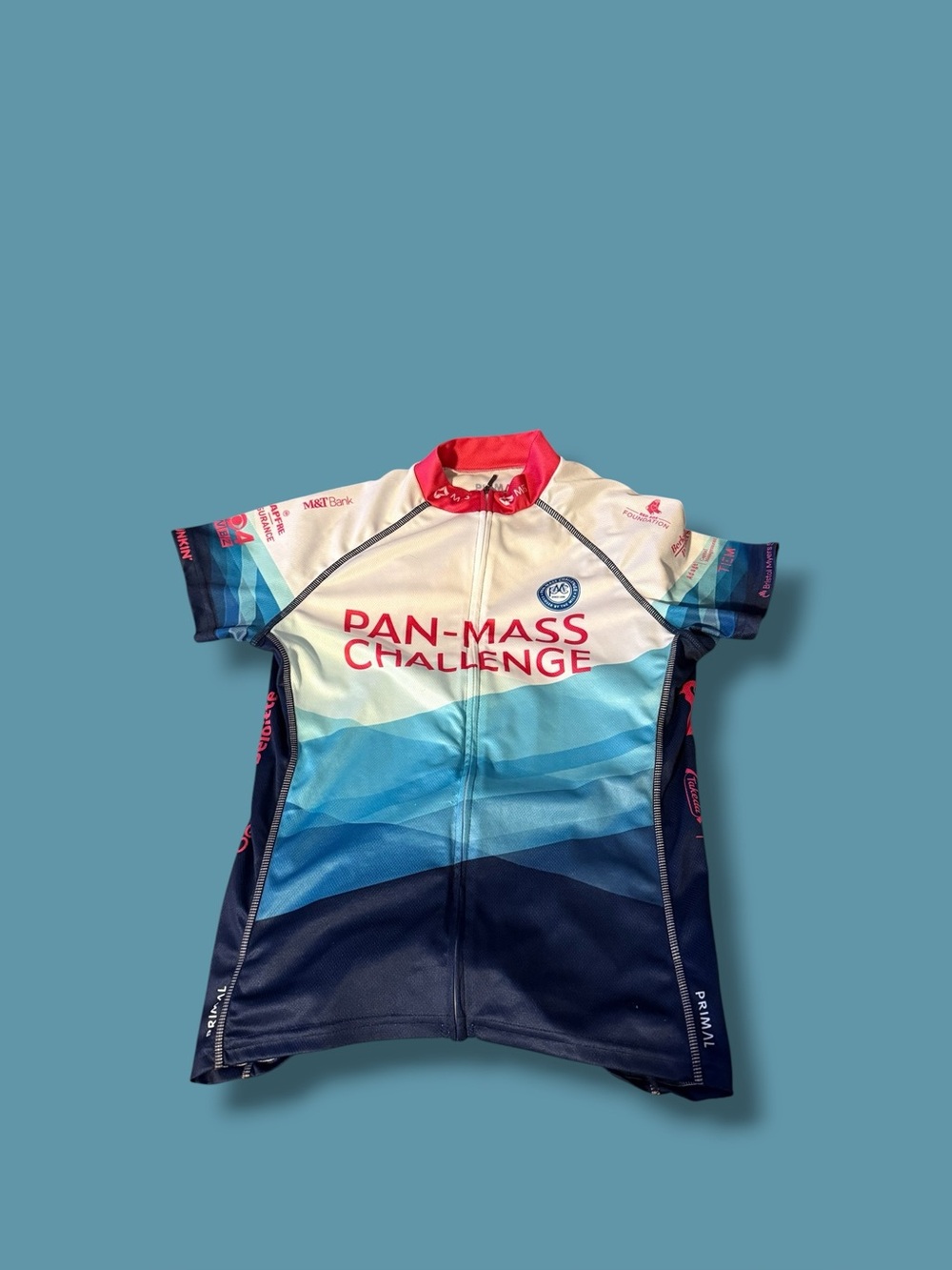Pan-Mass Challenge Women's Cycling Jersey - Blue Gradient
